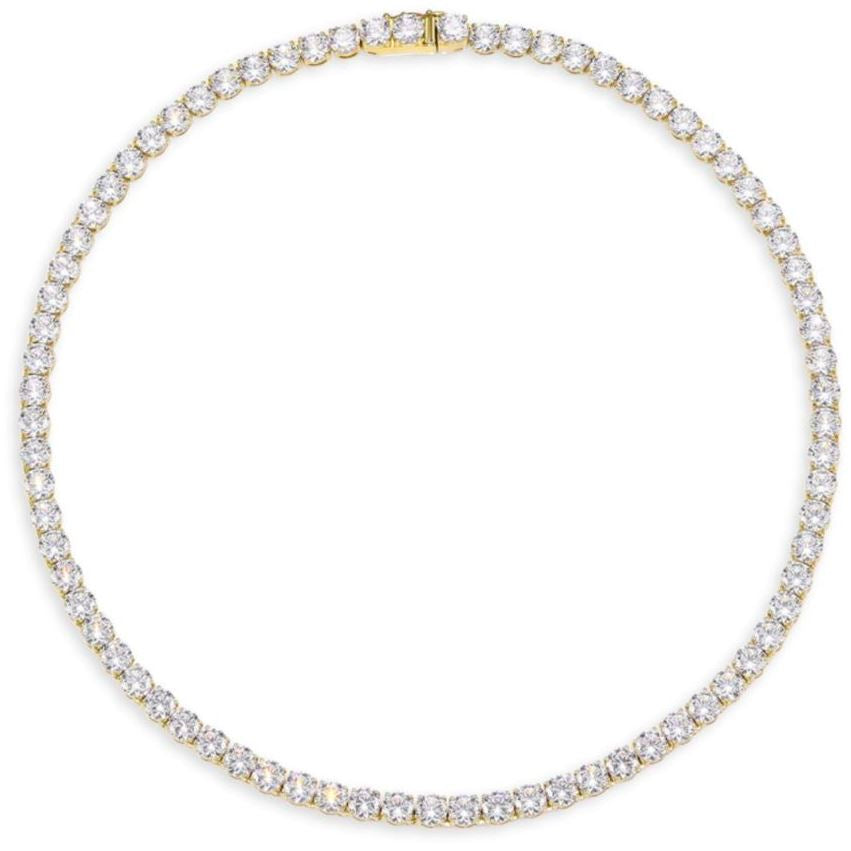 18k Gold or Silver Kendall Tennis Necklace