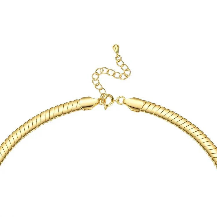 Brittany Flat Snake Necklace
