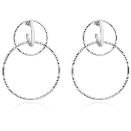 Caroline Double Hoop Earrings