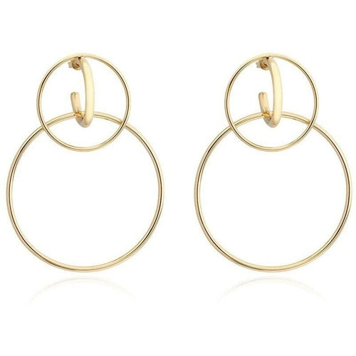 Caroline Double Hoop Earrings