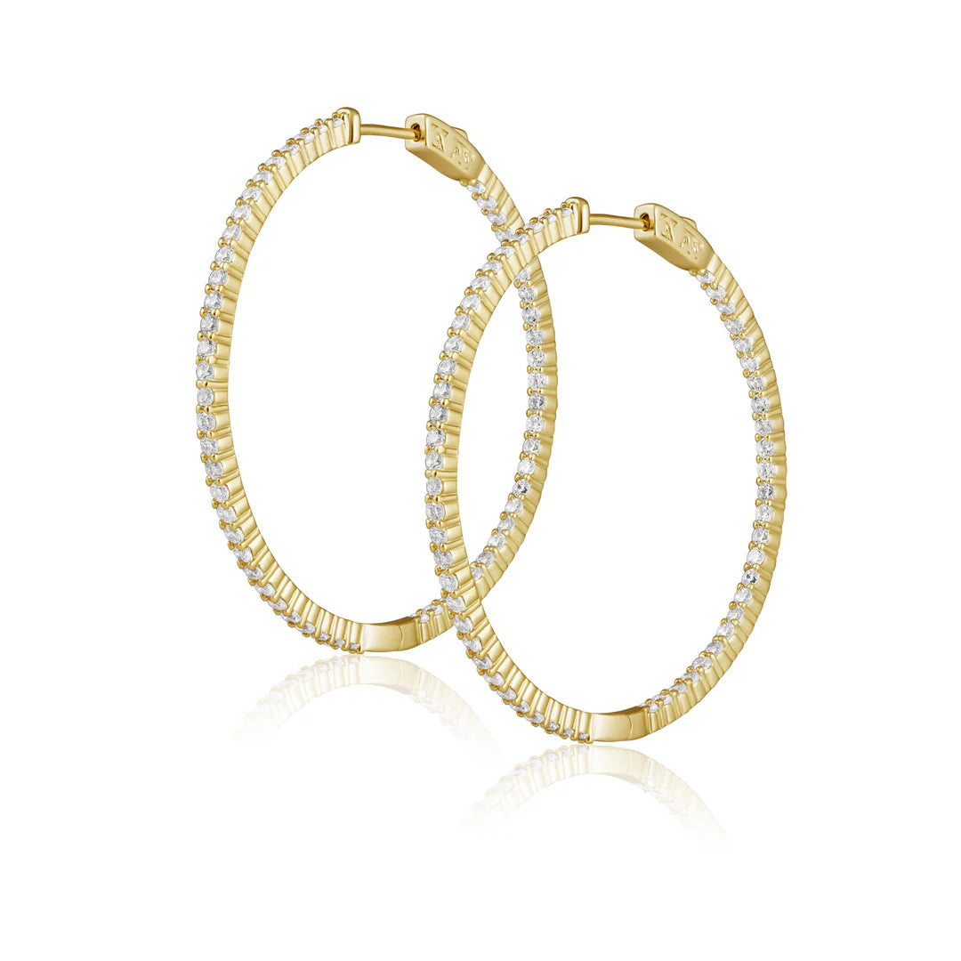 Lina Bling Hoop Earrings
