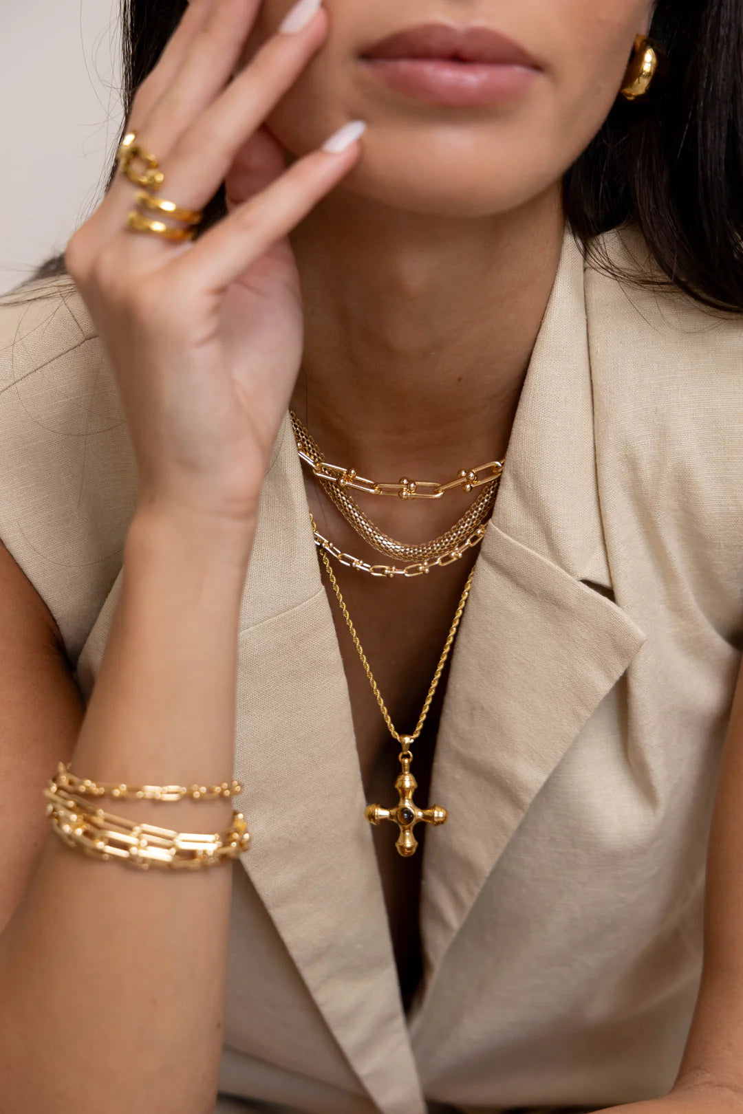 Maria Mesh Choker Necklace