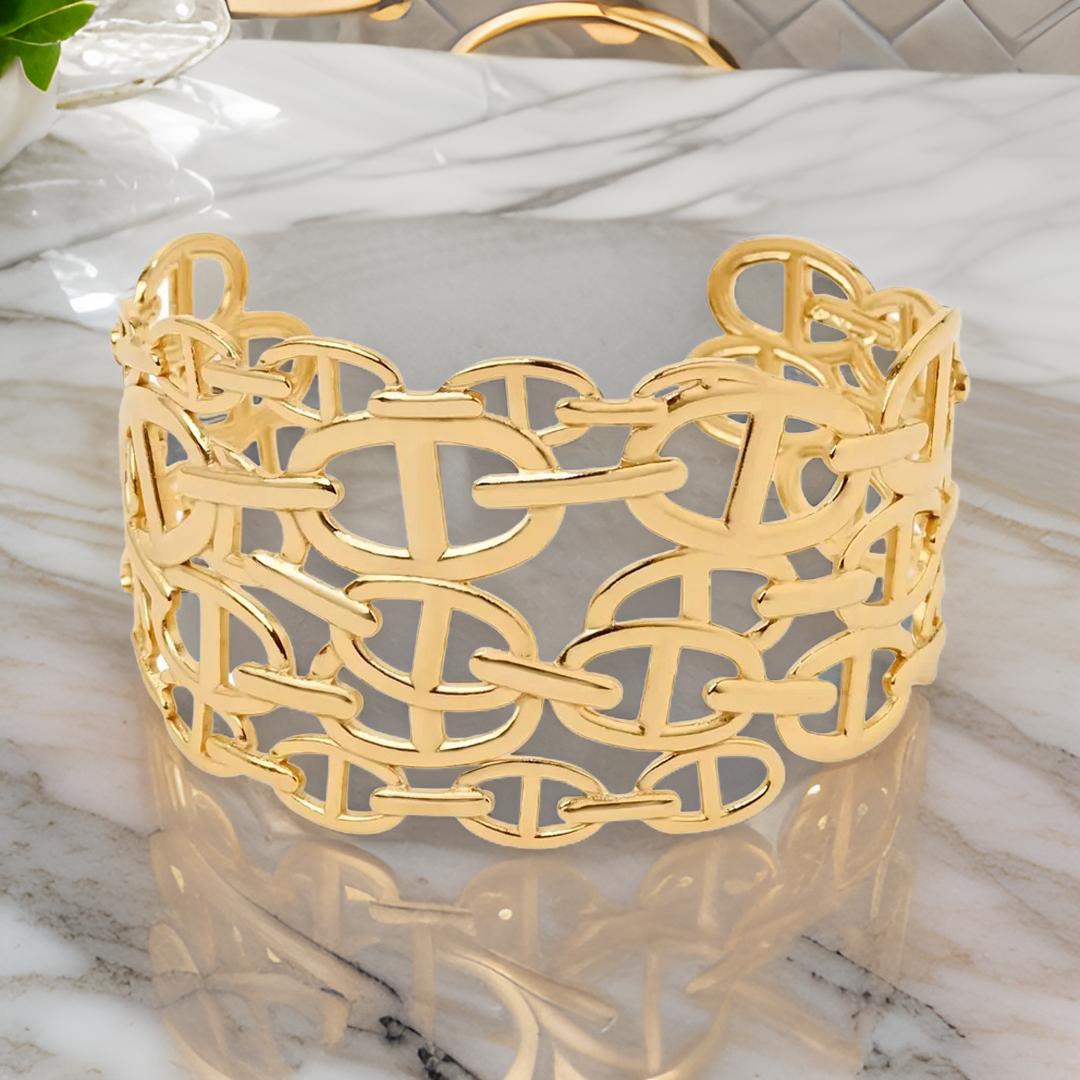 Marissa Horse Bit Cuff Bracelet