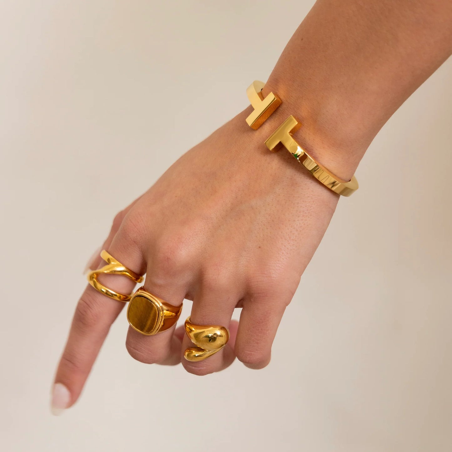 Mercedes T Cuff Bracelet