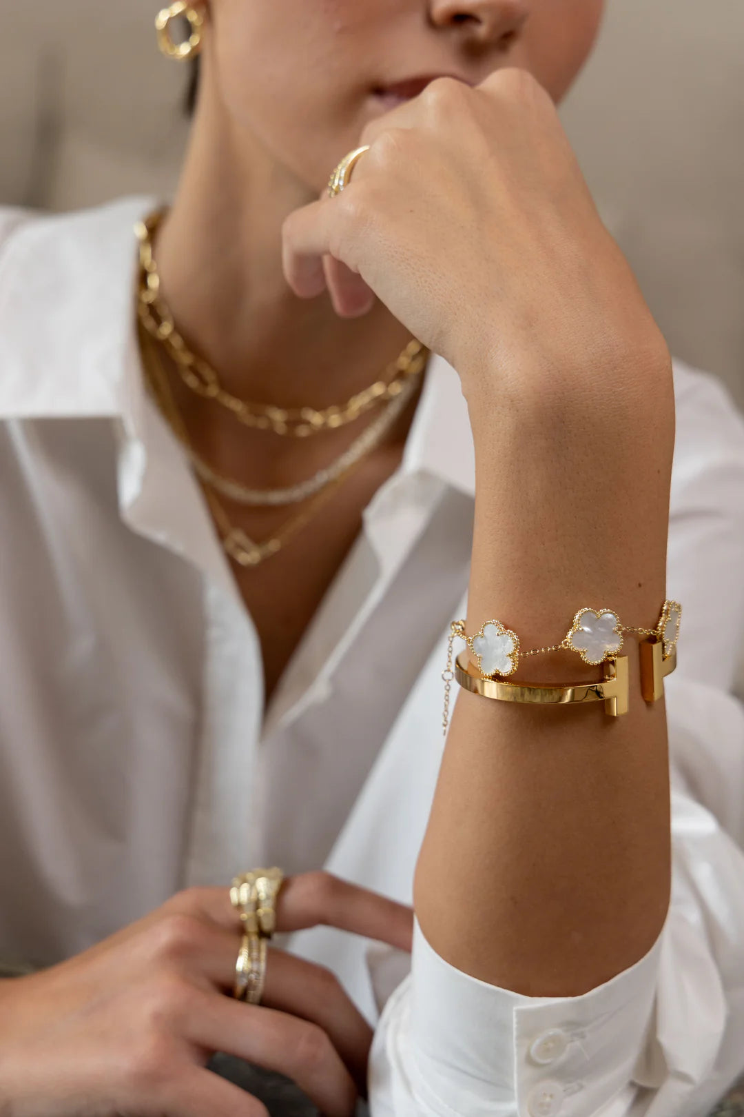 Mercedes T Cuff Bracelet