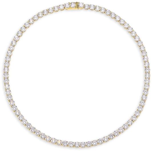 18k Gold or Silver Kendall Tennis Necklace