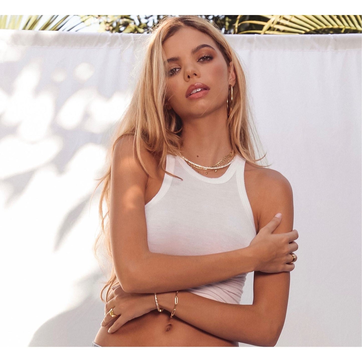 18k Gold or Silver Kendall Tennis Necklace