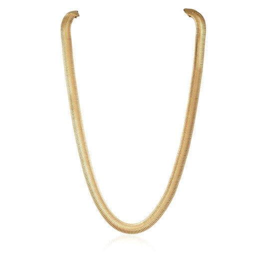 Addison Snake Herringbone Necklace
