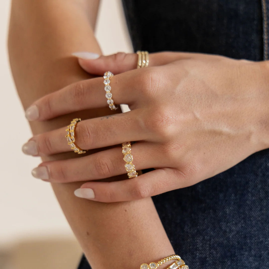 Ashley Open Point Eternity Ring