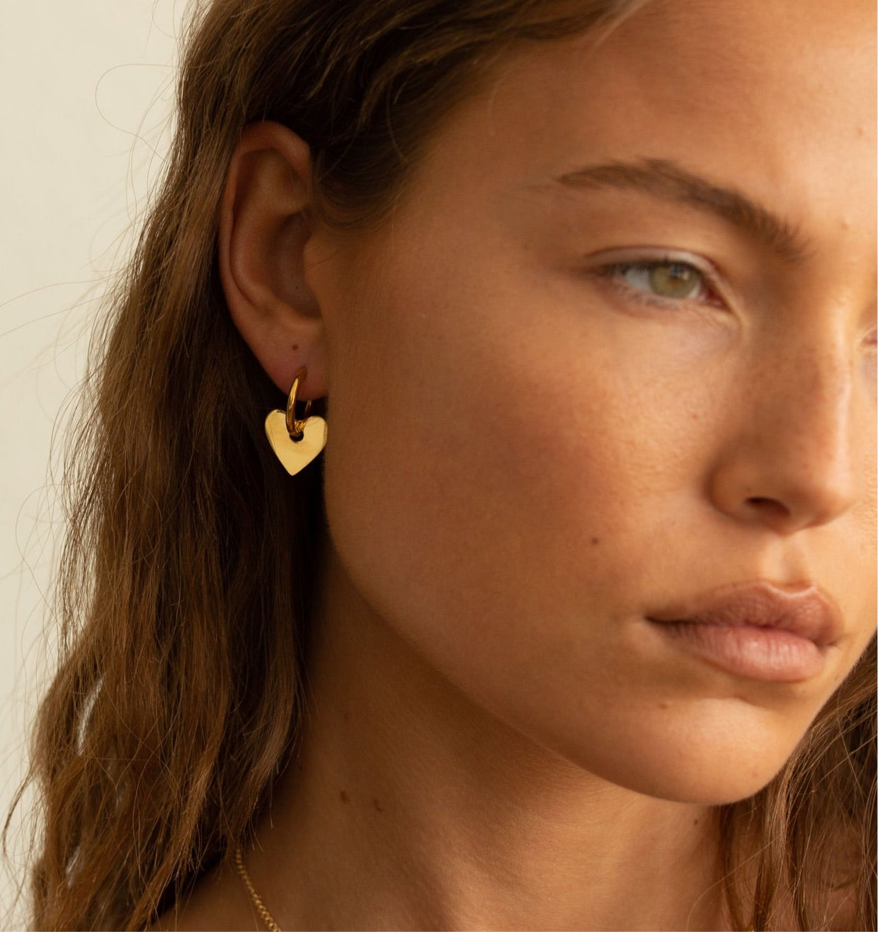 Bonnie Dangle Heart Convertible Hoop Earring