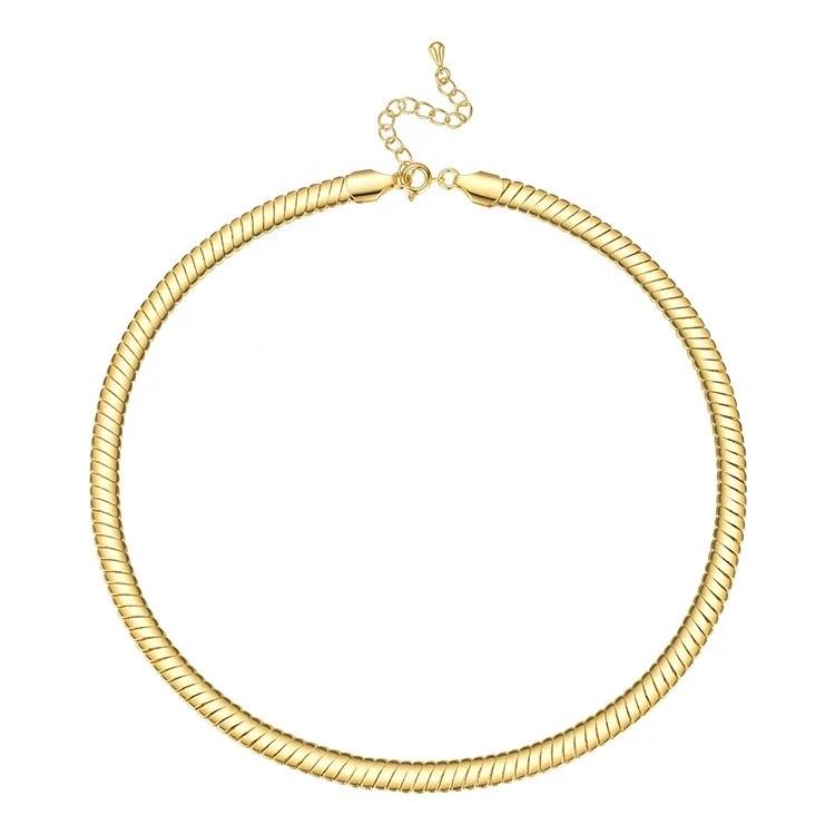 Brittany Flat Snake Necklace