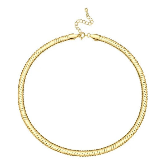 Brittany Flat Snake Necklace