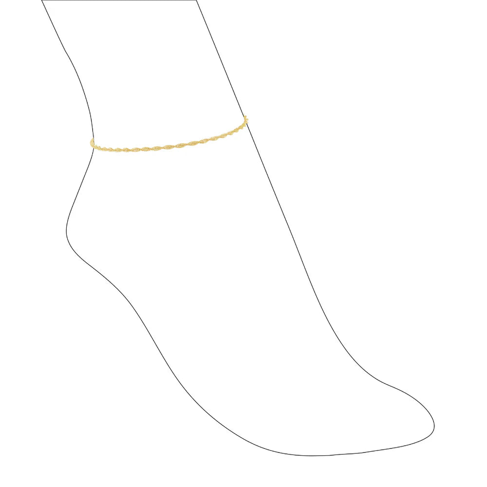 Courtney Twist Chain Anklet