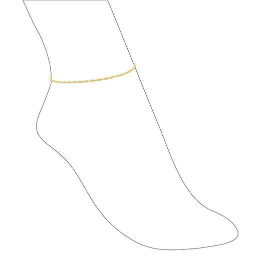 Courtney Twist Chain Anklet