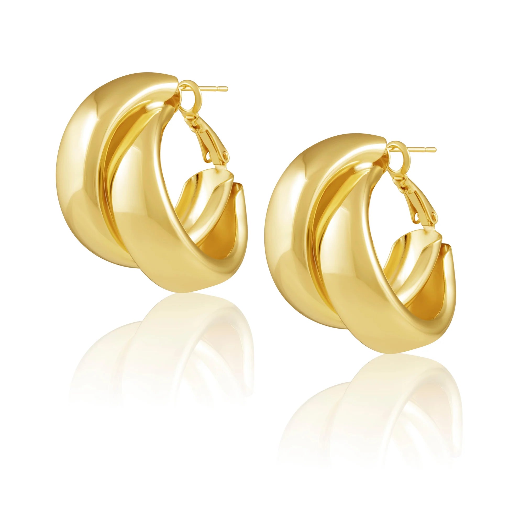 Emily Double Hoop Earrings