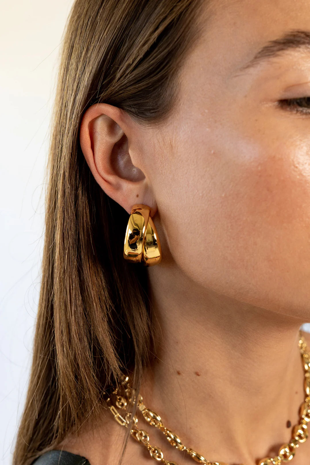 Emily Double Hoop Earrings