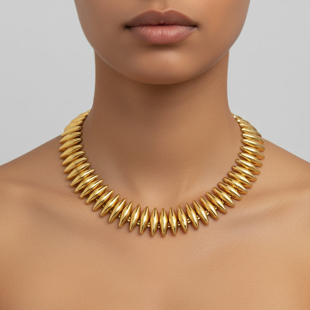 Emma Statement Gold Necklace