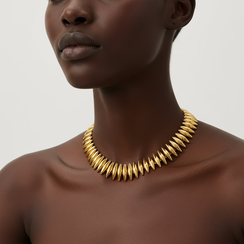 Emma Statement Gold Necklace