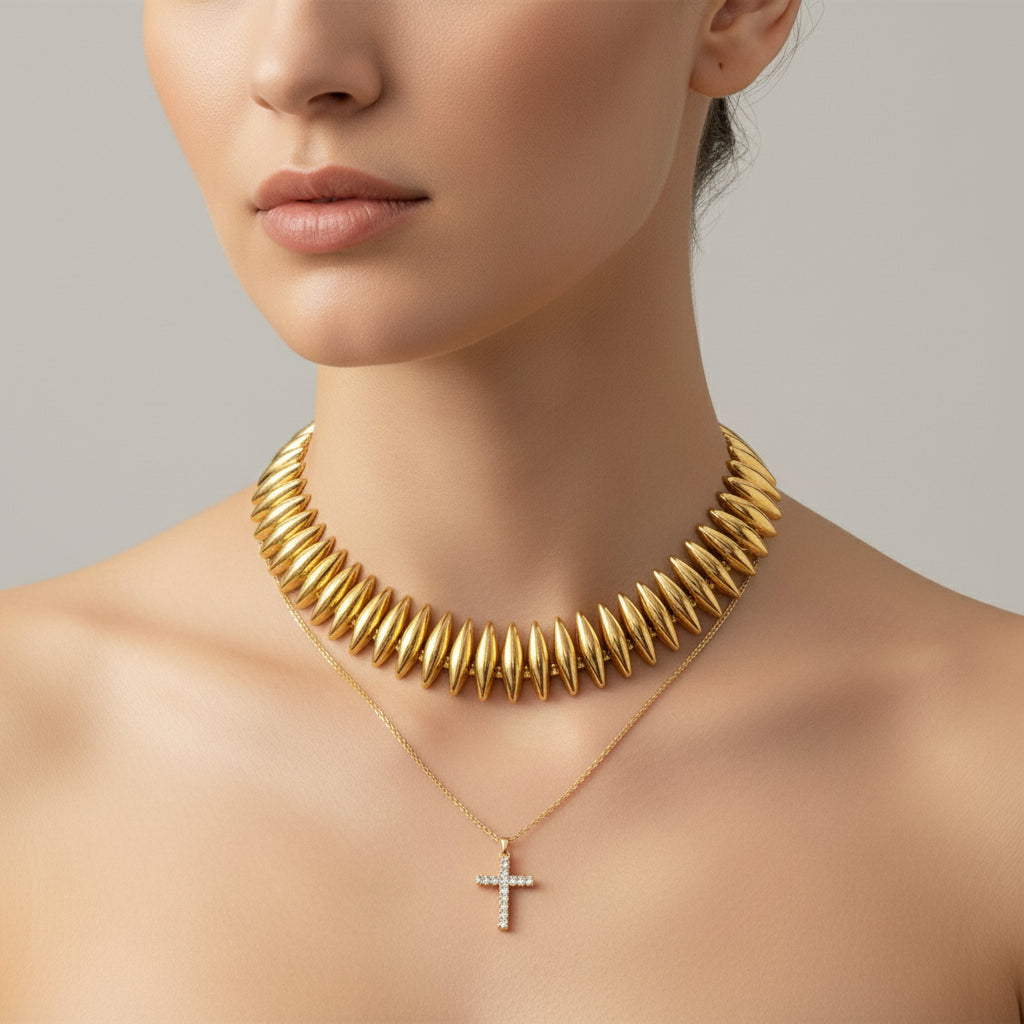 Emma Statement Gold Necklace
