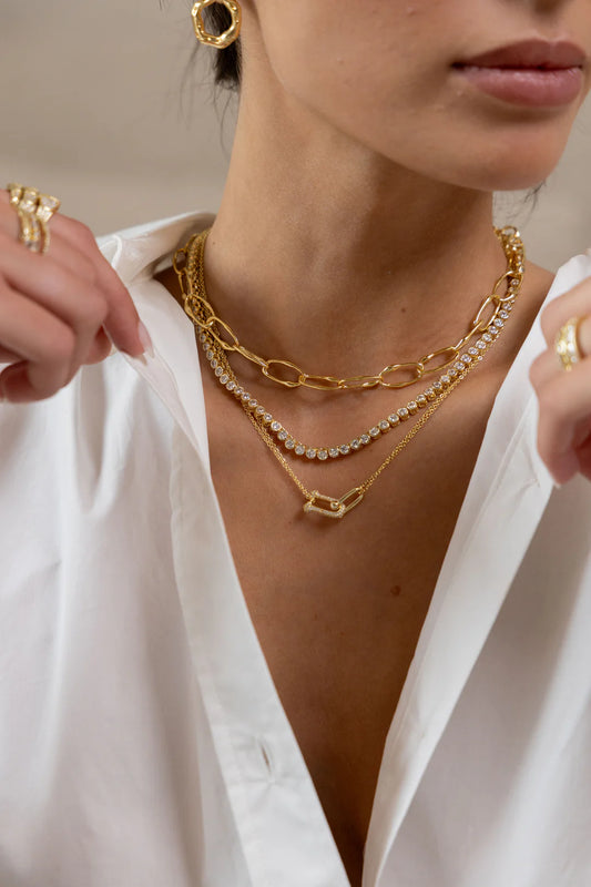 Kamilla Round Tennis Necklace