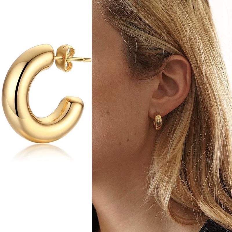 Kimberly Chunky Mini Hoop