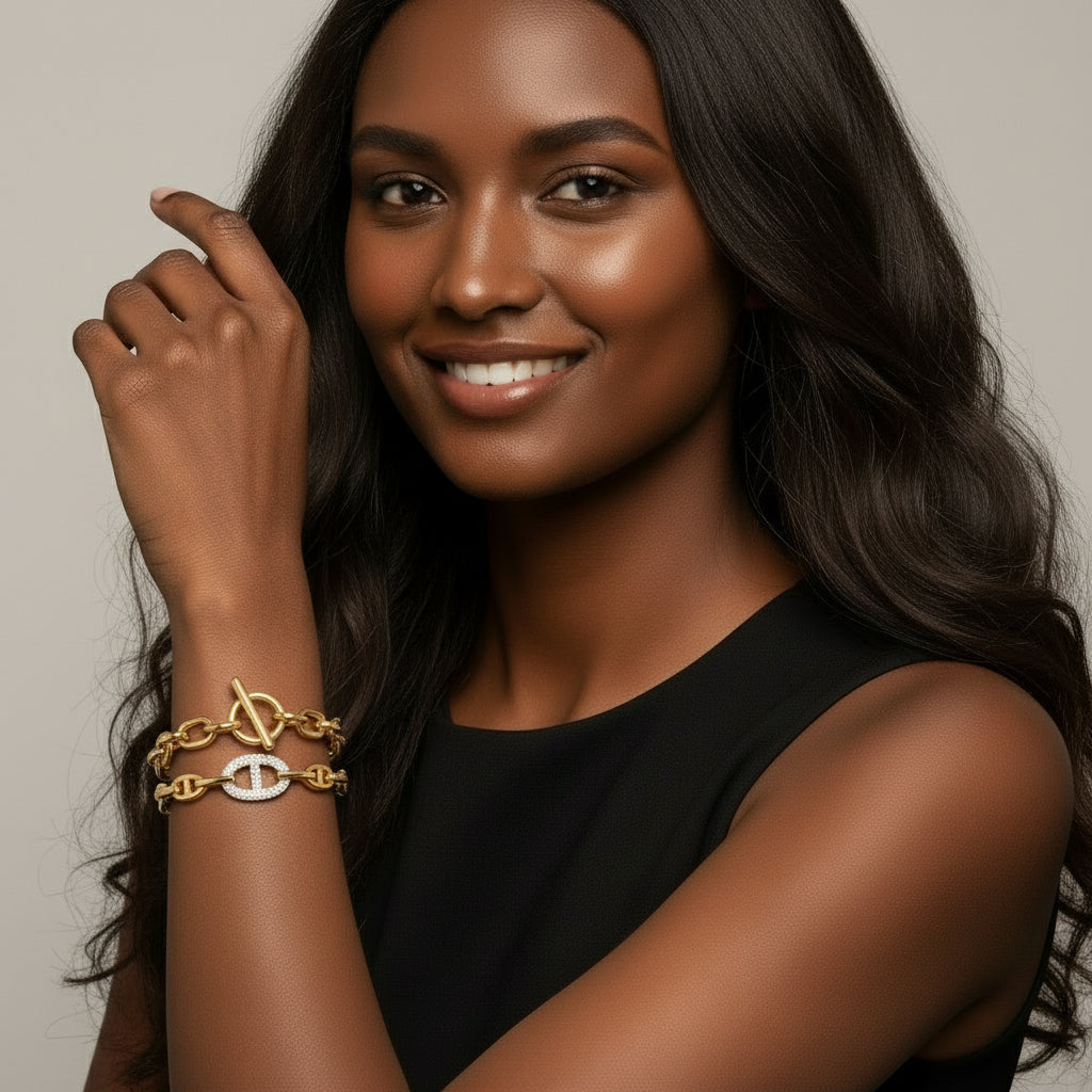 Luna Toggle Chain Bracelet