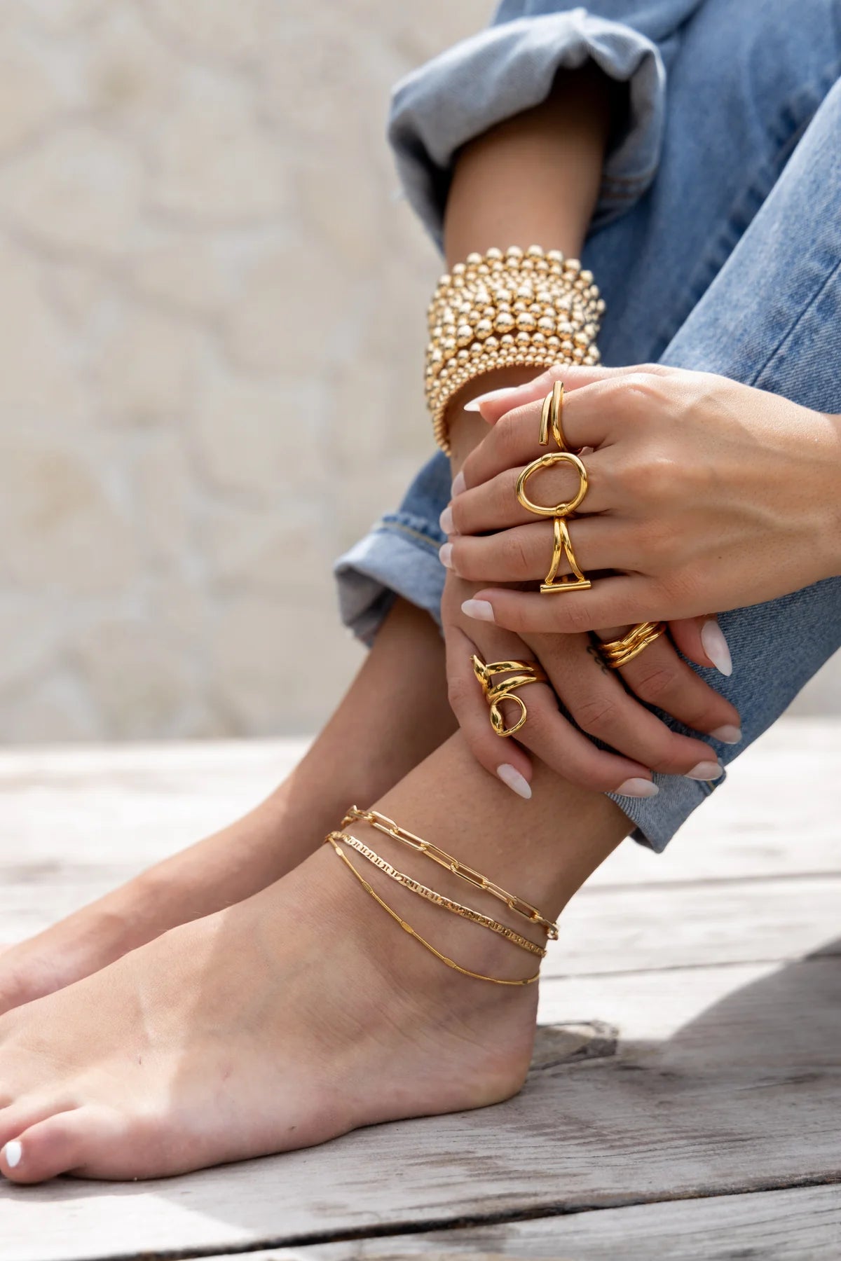 Maddy Paperclip Anklet