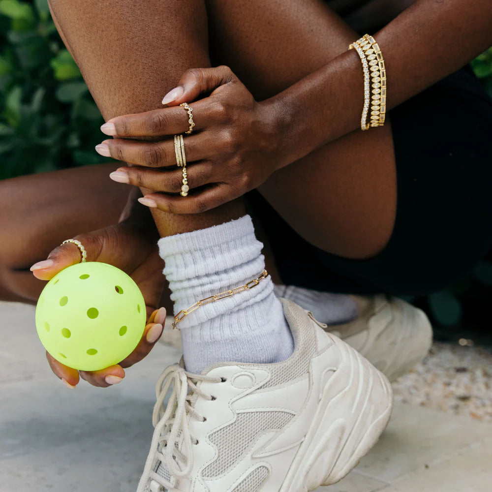 Maddy Paperclip Anklet