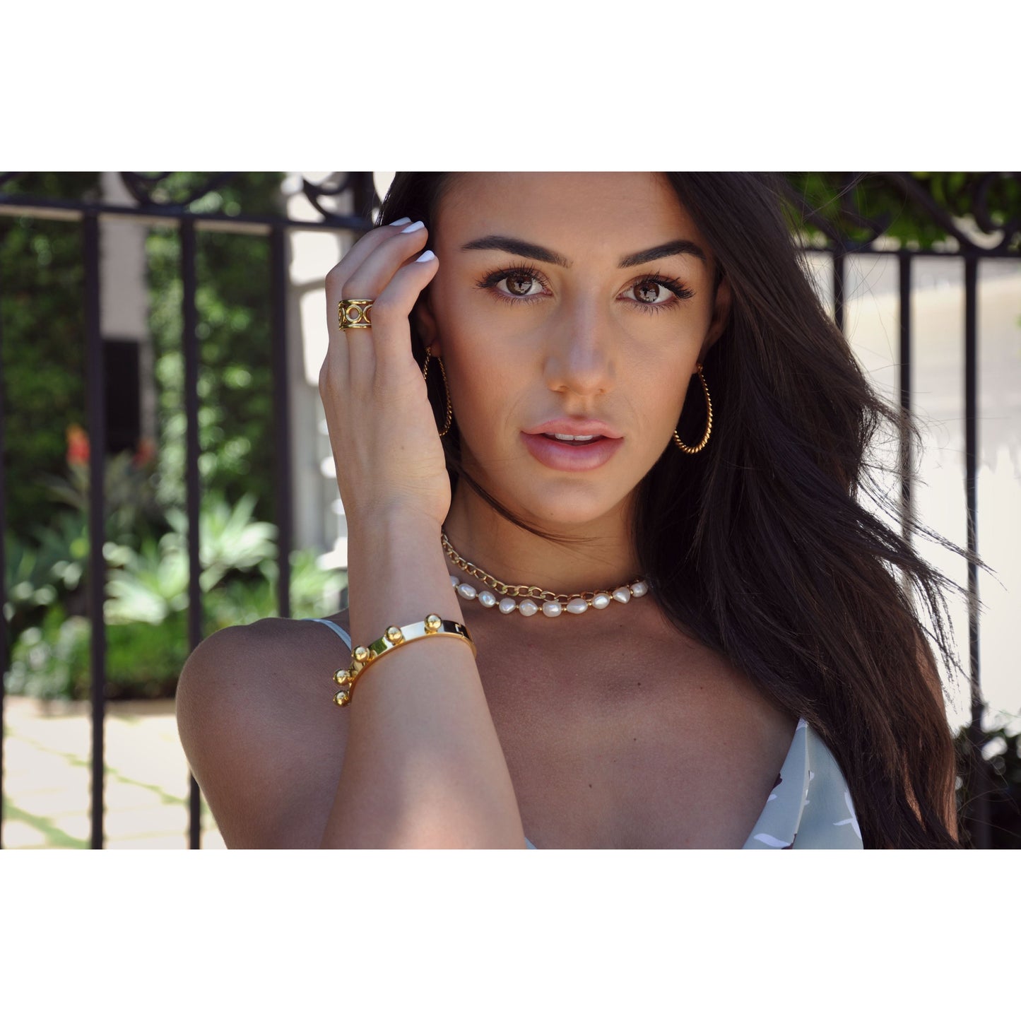 Maddy Paperclip Gold Necklace