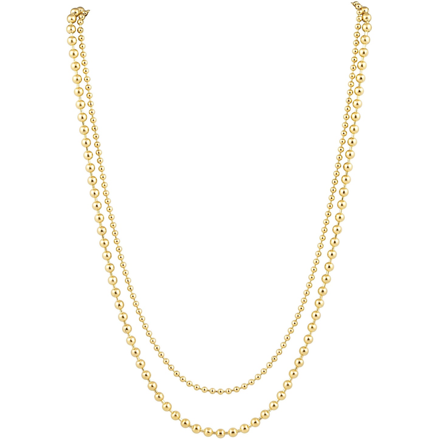 Madeline Double Beaded Stacking Necklace