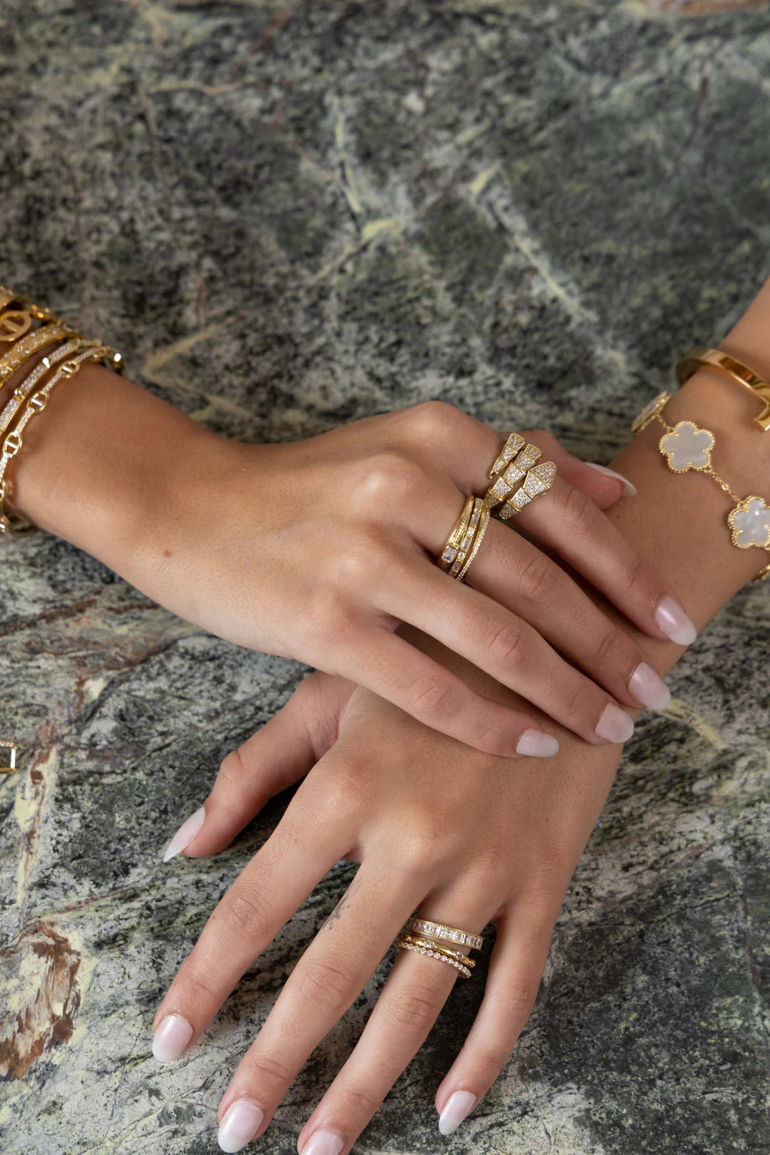 Nikki Trio CZ Ring Stack