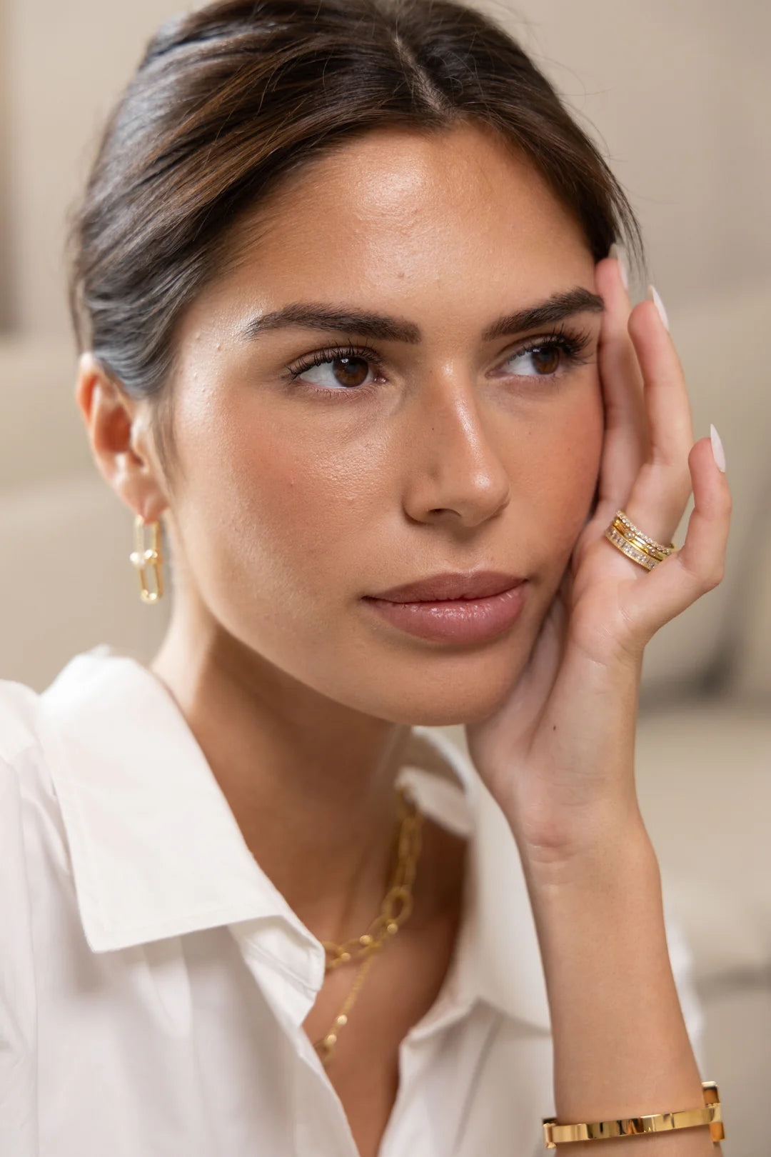 Nikki Trio CZ Ring Stack