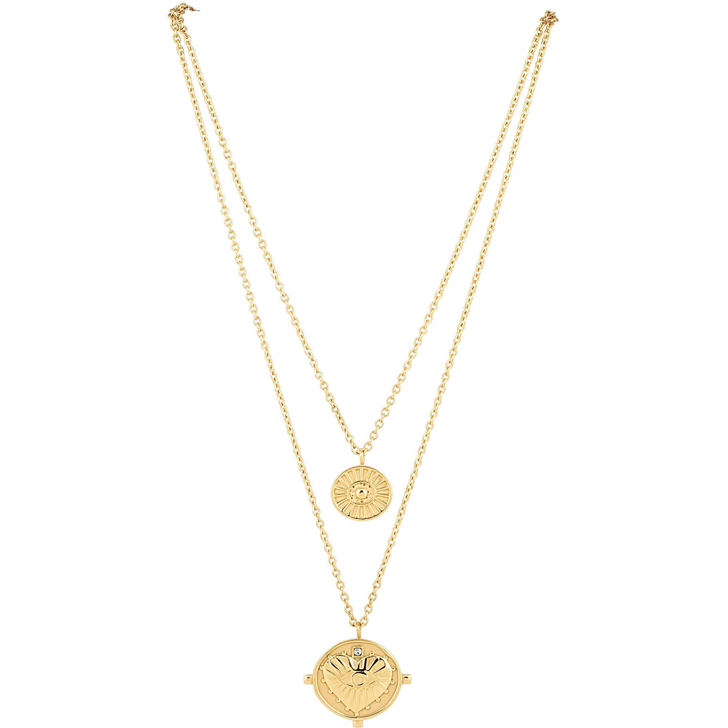 Olivia Double Coin Necklace