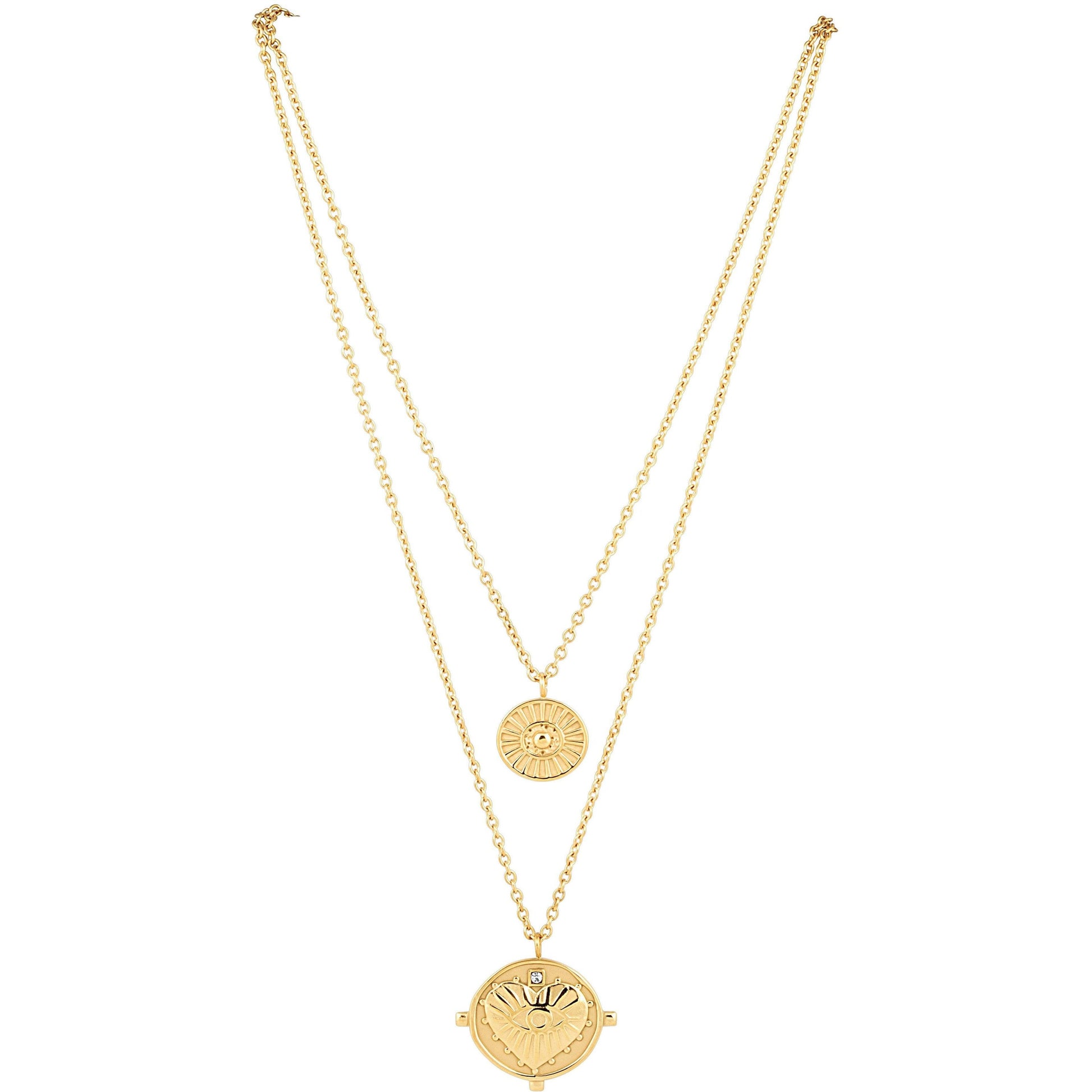 Olivia Double Coin Necklace