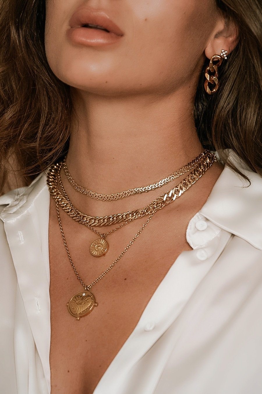 Olivia Double Coin Necklace