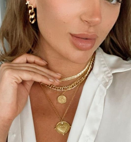 Olivia Double Coin Necklace