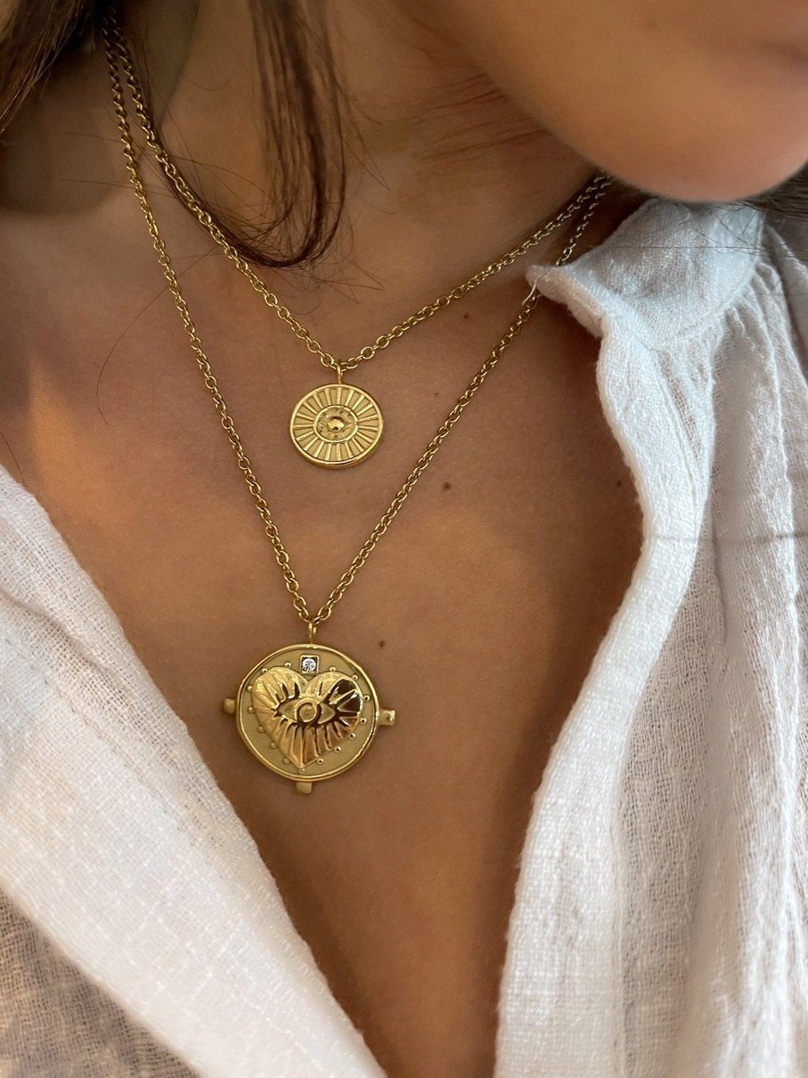 Olivia Double Coin Necklace