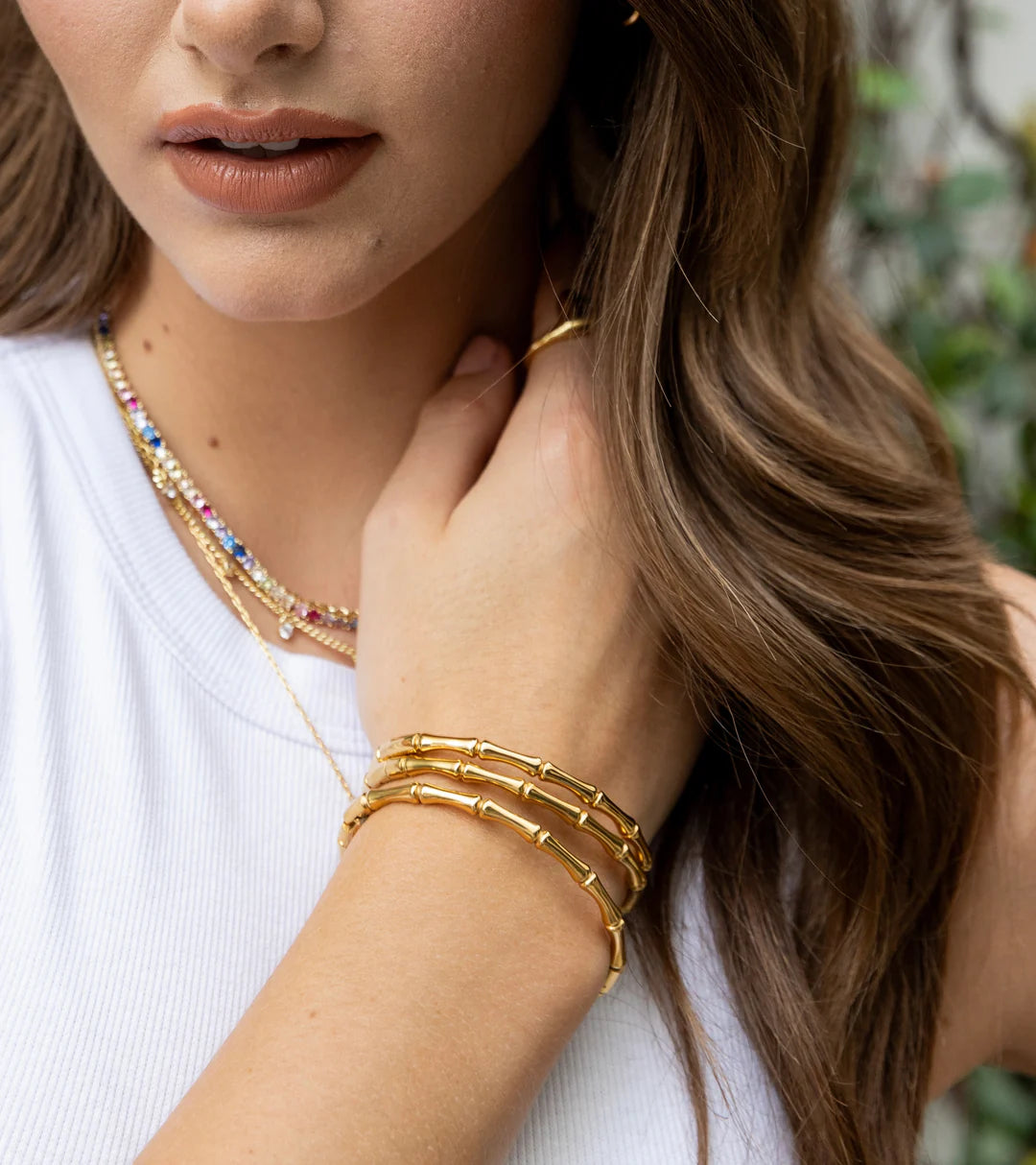 Paige Bamboo Bangle Bracelet
