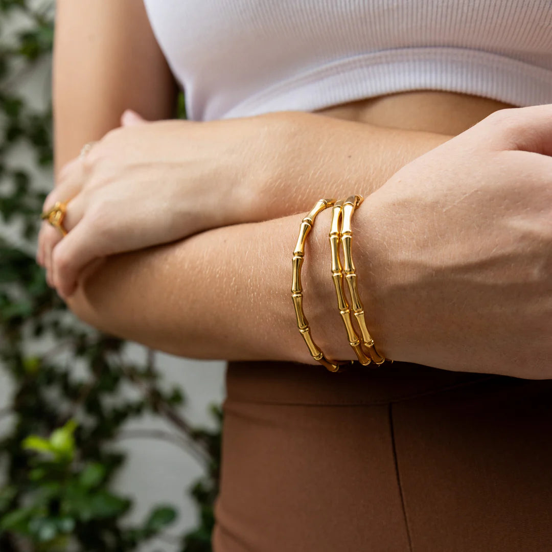 Paige Bamboo Bangle Bracelet