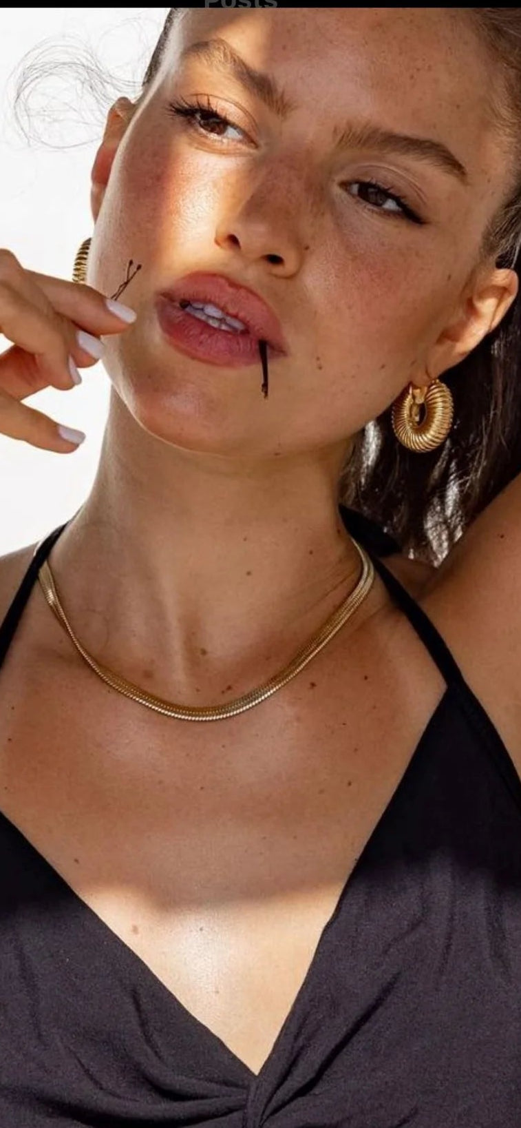 Sadie Phat Tube Hoop Earrings
