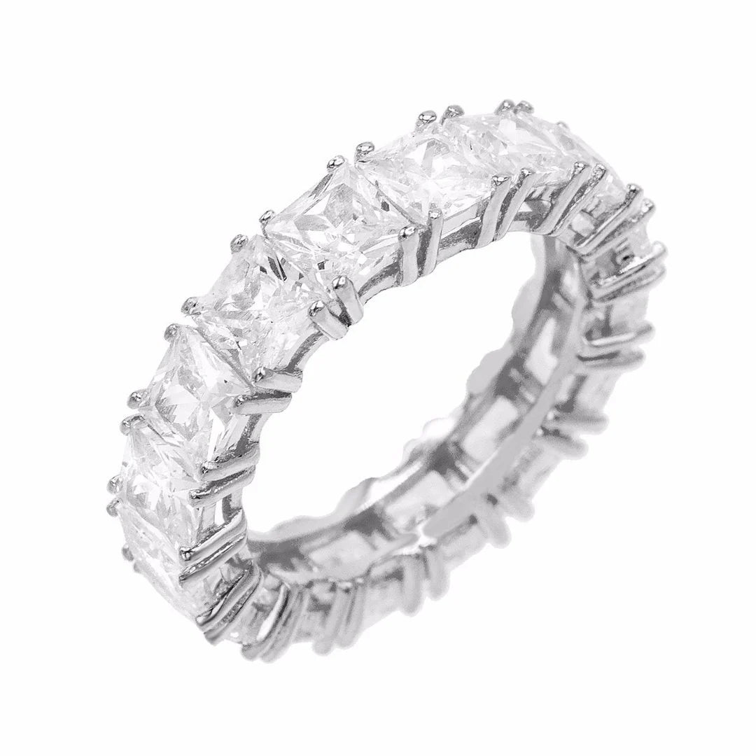 Samantha Radiant Cut Eternity Ring