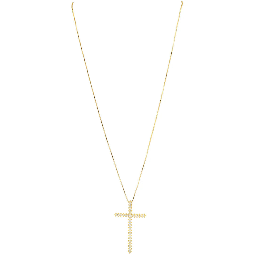 Theresa Maxi Cross Necklace