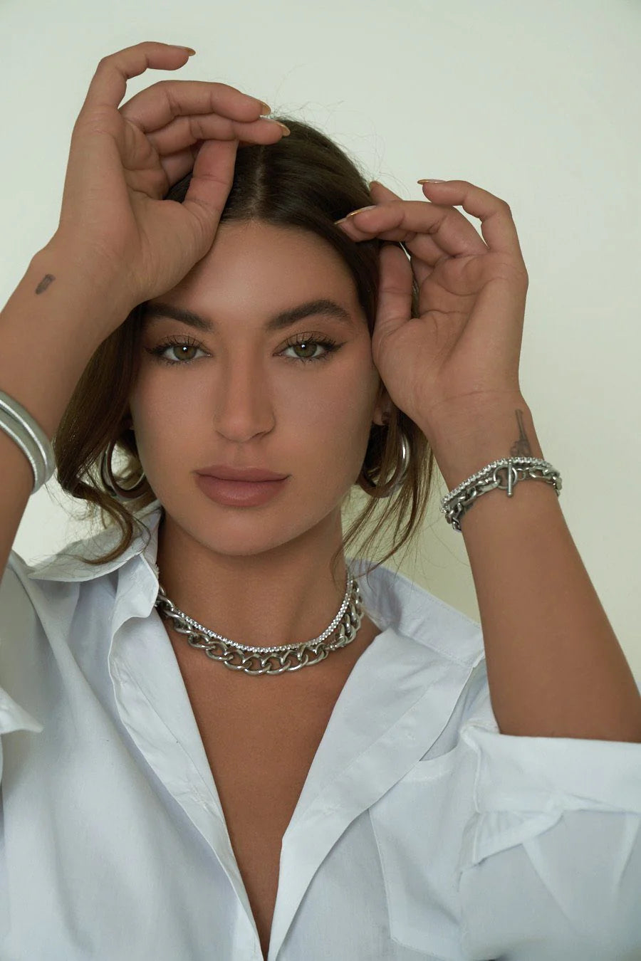 Trinity Chunky Chain Necklace