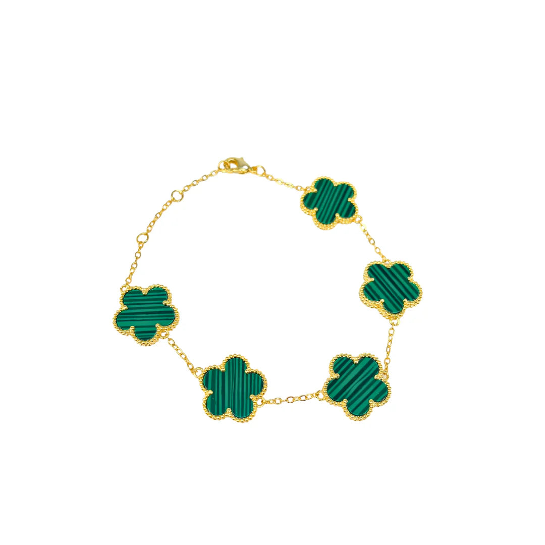 Vanessa Medium Station Clover Bracelet