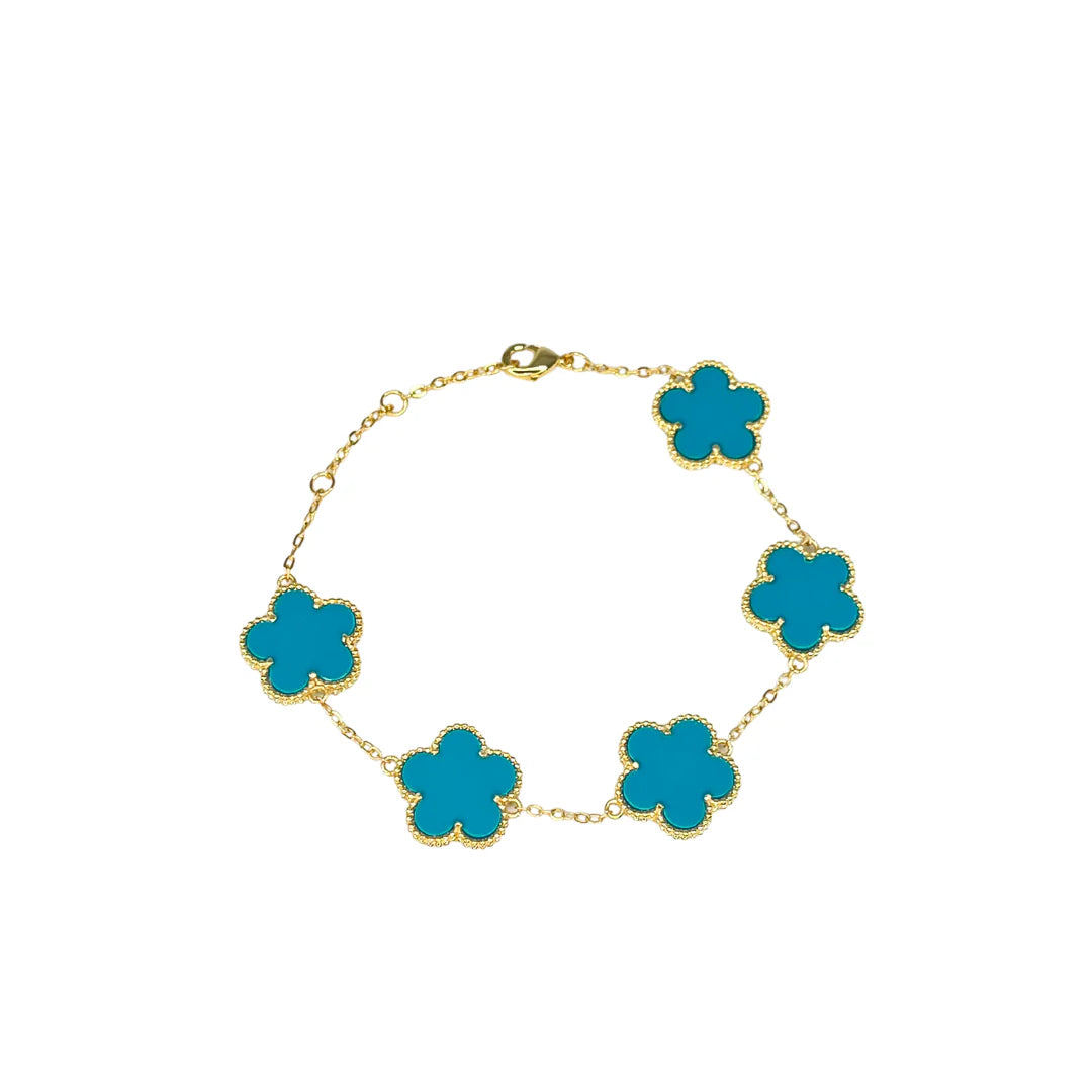 Vanessa Medium Station Clover Bracelet
