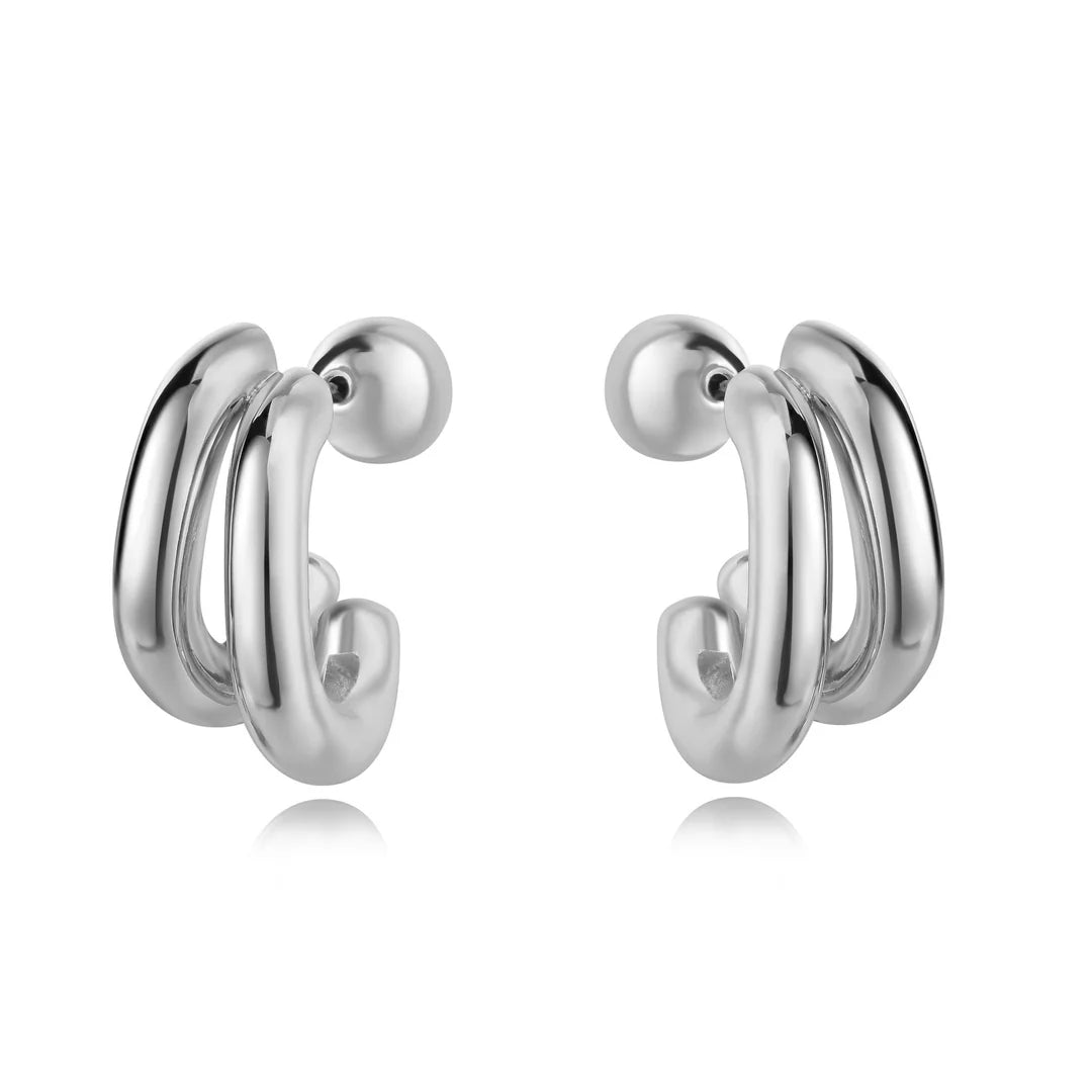Victoria Double Hoop Earrings