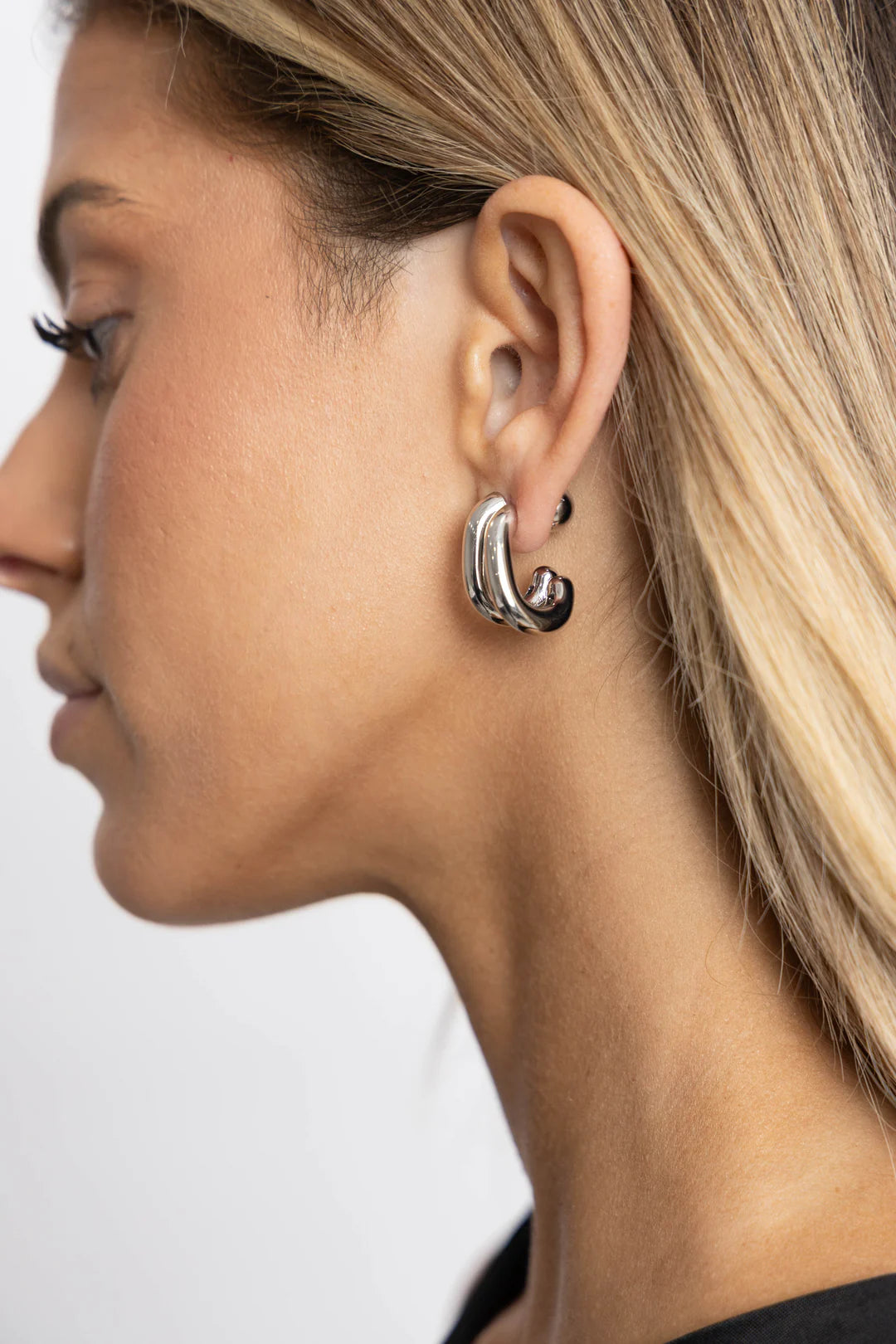 Victoria Double Hoop Earrings