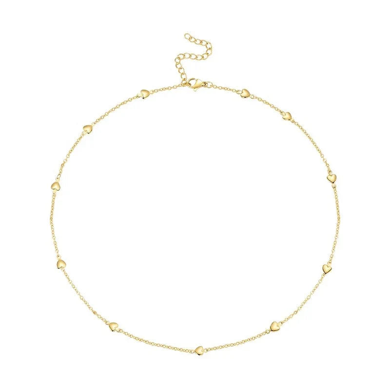 Violet Station Heart Necklace