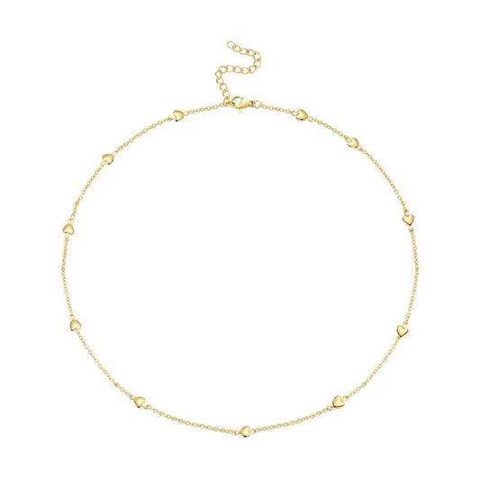 Violet Station Heart Necklace