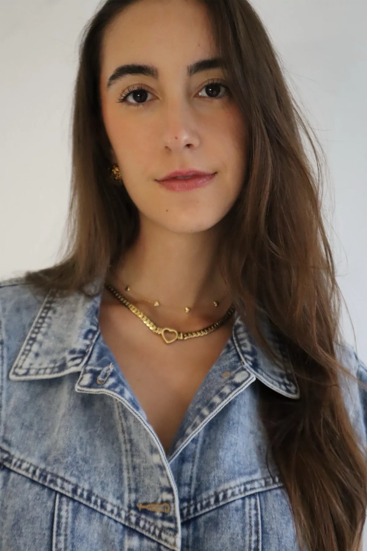 Violet Station Heart Necklace